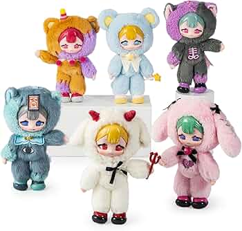 Eve ぬいぐるみ Amazon.co.jp: BEEMAI EVE LYNNA不思議な楽園シリーズ 1セット 6個